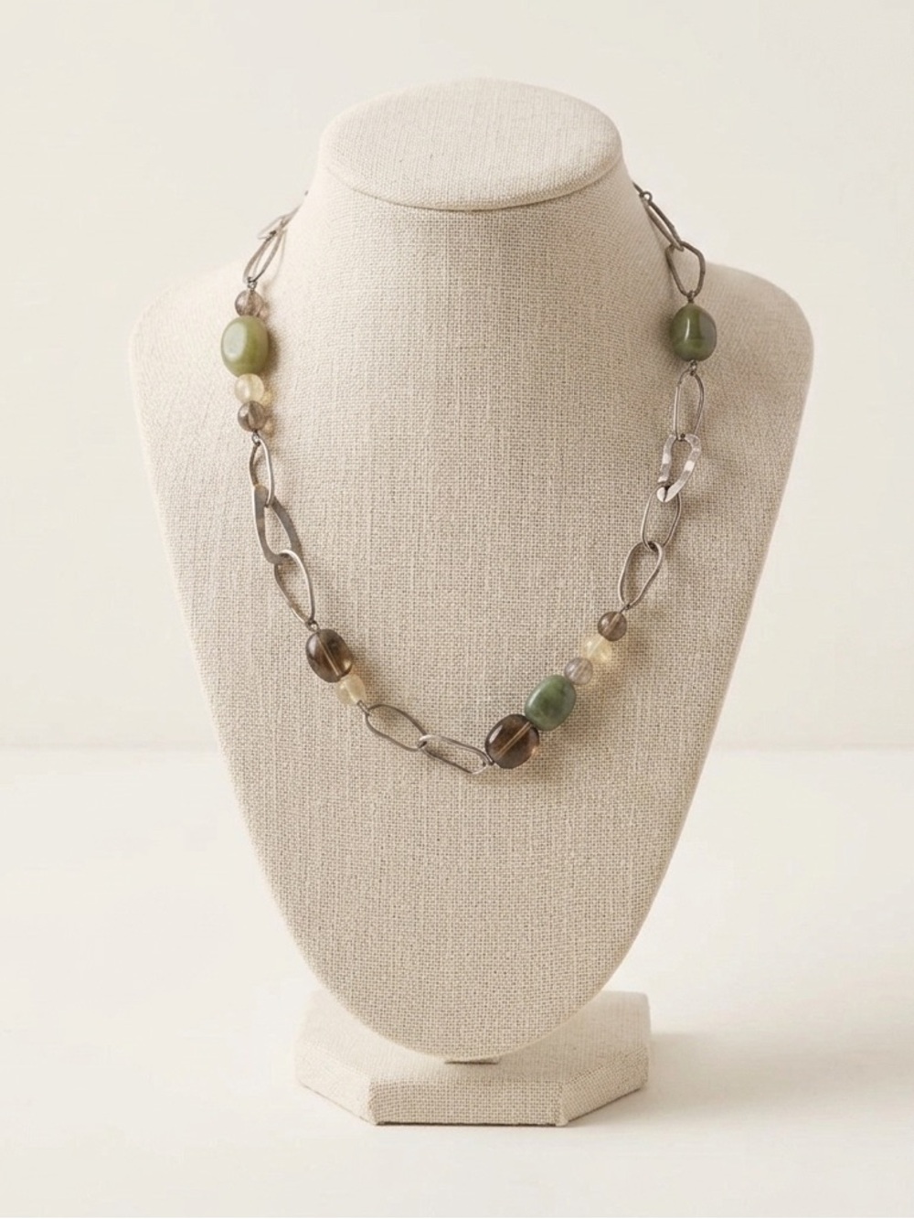 Silpada Sterling Silver Necklace Stone Jade